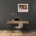 thumbnail image 3 of Hawley, Carolyne 14x12 White Modern Wood Framed Museum Art Print Titled - Rumis Run, 3 of 4