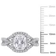thumbnail image 2 of Everly Women's Created Sapphire 10k White Gold Ring, 2 of 8