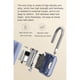 thumbnail image 3 of Gate Mini Candado De Huella Dactilar Cerradura De Huella Dactilar Recargable USB 20 Huellas Dactilares IPX2 Candados De Seguridad Antirrobo A Prueba De Salpicaduras Para Puerta, 3 of 6
