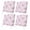 Pink, variant on Outdoor Patio Cushion Covers 2 Pack Palm Leaves Patio Chair Cushion Covers with Ties and Zipper Waterproof Outdoor Seat Cushion Covers for Patio Furniture 22"x20"