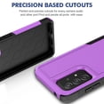 thumbnail image 2 of YEYKX Defender Case for Samsung Galaxy A52 4G/5G Heavy Duty 1 in 1 Design Rugged Full Body Dustproof Shockproof Bumper Non-Slip Protective Cover,Purple,For Galaxy A52 4G/5G, 2 of 5