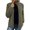 Army Green M, variant on Winter Women Jacket with Double Pockets Thick Fleece Zipper Closure Cardigan Long Sleeves Warm Windproof Heat Retention Outdoor Coat