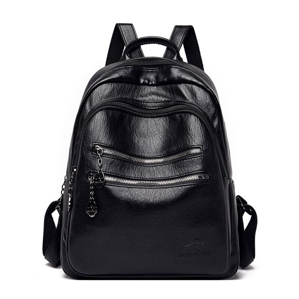 Mochila de cuero de alta calidad para mujer, Mochila informal para estudiantes, de gran capacidad Mochila de viaje, mochilas escolares para niñas adolescentes Fivean unisex