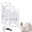 Set*1, variant on Hanging Vacuum Storage Bags, 3 Size Vacuum Clear with Electric Pump, Clear Compression Seal Space Saver for Clothing with Hangers for Suits, Coats & Dresses