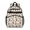 Highland Cow Barrel, variant on Beige Highland Cow Boot Flower Pattern Backpack for School,Cute School Bag,Schoolbag with Adjustable Shoulder Straps & Padded Back,15.25"x11.5"x5.25"