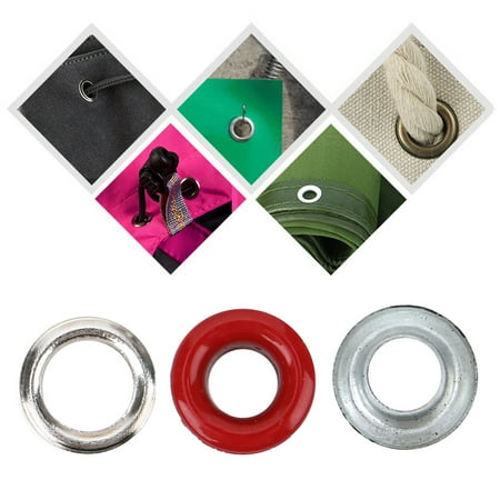 

Tebru 400 Sets 3MM Metal Eyelets Grommets Bag Shoe Leather Craft Scrapbooking Colored Eyelets Grommets Eyelets Eyelets