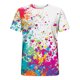 thumbnail image 4 of Camisetas de Manga Corta para Hombre Imprimir Cuello Redondo Camiseta de Moda Casual, Camiseta de Disfraz de Poliéster para Uso Al Aire Libre, Diario Y de Verano de Primavera, 4 of 5