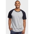thumbnail image 2 of 247 Frenzy Men's Essentials Top Pro Long Sleeve Baseball Tee - Navy Light Gray, 2 of 5