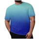 thumbnail image 1 of Plus Size Mens Casual Round Neck Printed Short Sleeve T-Shirt Blouse Tops 7XL, 1 of 5