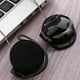 thumbnail image 4 of Auriculares deportivos con gancho para la oreja, estéreo acolchado, para colocar sobre la oreja, con control de micrófono con cable trenzado, 4 of 10