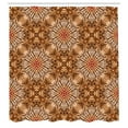 thumbnail image 3 of Ambesonne Brown Shower Curtain, Abstract Tie Dye Effect, 69"Wx70"L, Brown Orange, 3 of 5