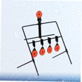 thumbnail image 4 of OULII 5Pcs Metal Targets for Shooting Practice Tool with Interactive Shooting Experience 13.6x10.2in, 4 of 8