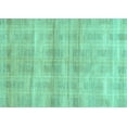 thumbnail image 1 of Ahgly Company Machine Washable Indoor Rectangle Abstract Turquoise Blue Modern Area Rugs, 2' x 3', 1 of 4