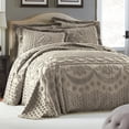 thumbnail image 5 of BrylaneHome Bedding Lightweight All Season Georgia Chenille Bedspread Ultra-Soft 100% Cotton with Medallion Pattern, 5 of 6