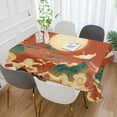 thumbnail image 5 of SKYSONIC Chinese Style Tablecloth Waterproof Washable Polyester Square Table Cover Durable Tablecloth for Kitchen Dining Table Party Decor (60 X 120 Inch), 5 of 7