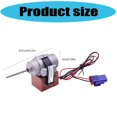thumbnail image 3 of Osdhezcn D4612AAA21 Refrigerator Cooling Fan Motor 12V 2.5W Replacement Metal, 3 of 8