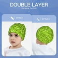 thumbnail image 6 of Sikiie Lime green glitter Toddler Beanie Kids Beanie Hat Warm Winter Hats for Boys Girls Knit Cap, 6 of 7