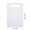 White, variant on Cutting Board Plastic Cutting Board 11x8 Inches Dual Sided Non Slip Flexible Mat Juice Groove Dishwasher Safe Kitchen Chopping Board Plastic Chopping