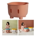 thumbnail image 1 of Banco de Almacenamiento Multifuncional Perfecl Caja de Juguetes Taburete para Zapatos Rosado, 1 of 8