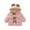 Pink, variant on Aoochasliy Coats for Girls Casual Toddler Long Sleeve Fuzzy Warm Coats Plush Cute Bear Ears Winter Hoodie Coat Jacket