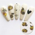 thumbnail image 3 of 10 hojas de pegatinas para uñas con patrones surtidos pegatinas autoadhesivas para uñas TFixol pegatinas de uñas, 3 of 7