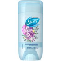 Secret Fresh Antiperspirant and Deodorant Clear Gel, Luxe Lavender, 2.6 Oz.