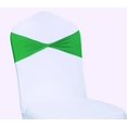 thumbnail image 3 of Chair cover with straps, buckle free chair decoration, wedding party reception event, universal chair, universal ceremony banquet decoration(green), 3 of 5