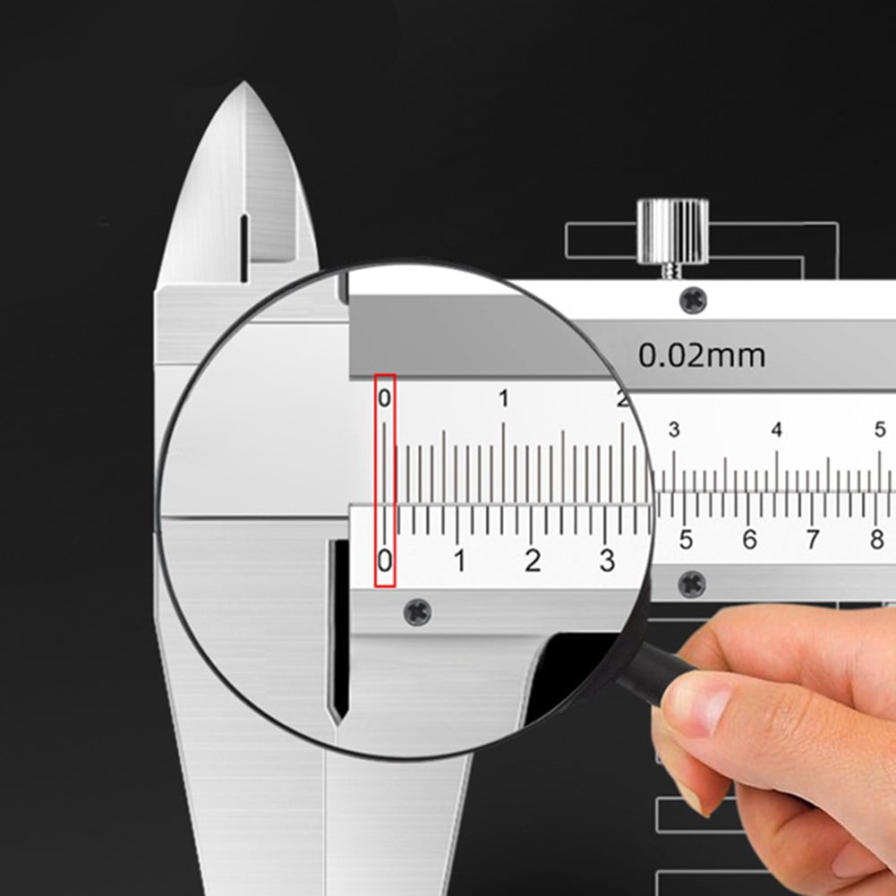 BUYISI Robust Mini Vernier Caliper 100mm Perfect for Measuring Small Objects Precisely