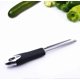 thumbnail image 1 of Zucchini Corer, Fruit And Vegetable Corer, Cucumber Jalapeo Chili Corer, Professional Kitchen Gadget, Quick Vegetable Seed Removal (1 Pc, Black), 1 of 5