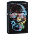 thumbnail image 1 of Zippo Colorful Skull Pocket Lighter Black Matte, 1 of 4