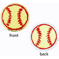 thumbnail image 4 of 12PCS Baseball Patch Gold Edges Baseball Applique Baseball Iron on Patches for DIY Clothing Repair, 4 of 6