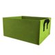 thumbnail image 1 of Nvzi Bolsas de cultivo rectangulares con asas para verduras, macetero de tela (15,75 x 11,8 x 7,9 pulgadas, paquete de 3, verde), 1 of 5