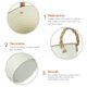 thumbnail image 3 of KALLORY Florero De Hierro Beige Resistente Con Retro Para De Interiores, 3 of 5