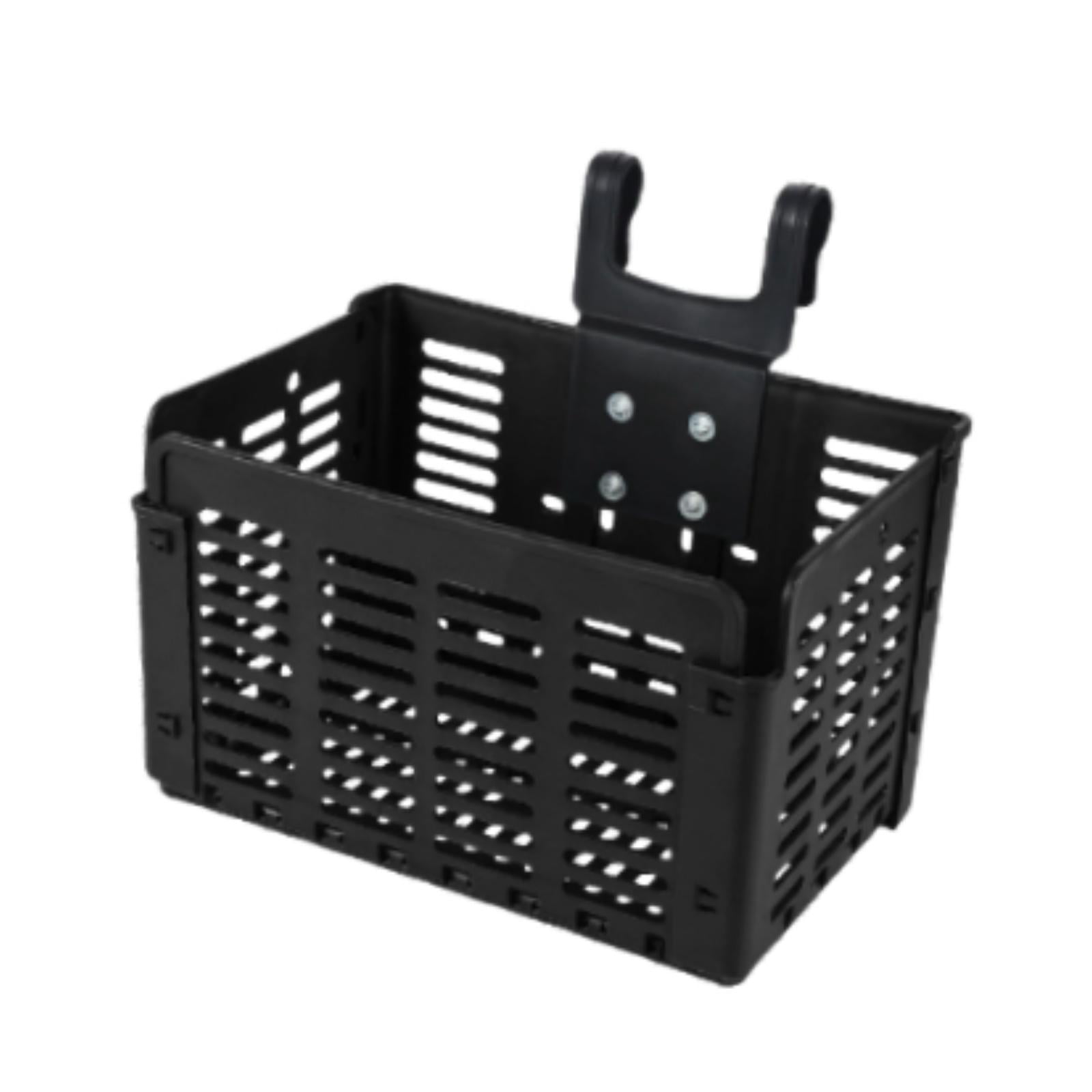 harayaa Bike Basket Installation Front Handlebar Mountain Detchable Folding Basket Quick