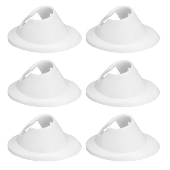 6 unids Práctico Uñas Art Supply Clavo Esmalte Botella Base Base Nail Polish Colocación Mat