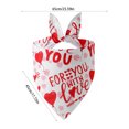 thumbnail image 3 of kladzum Valentines Day Dog Bandanas, Pet Scarf Valentine's Day Pet Apparel Pet Scarf Cats and Dog Tricot Pet Accessories Valentine's Day Decorations, 3 of 7