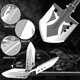 thumbnail image 5 of Pala plegable para exteriores, hacha de acampada, kits de supervivencia portátiles con linterna, 5 of 8