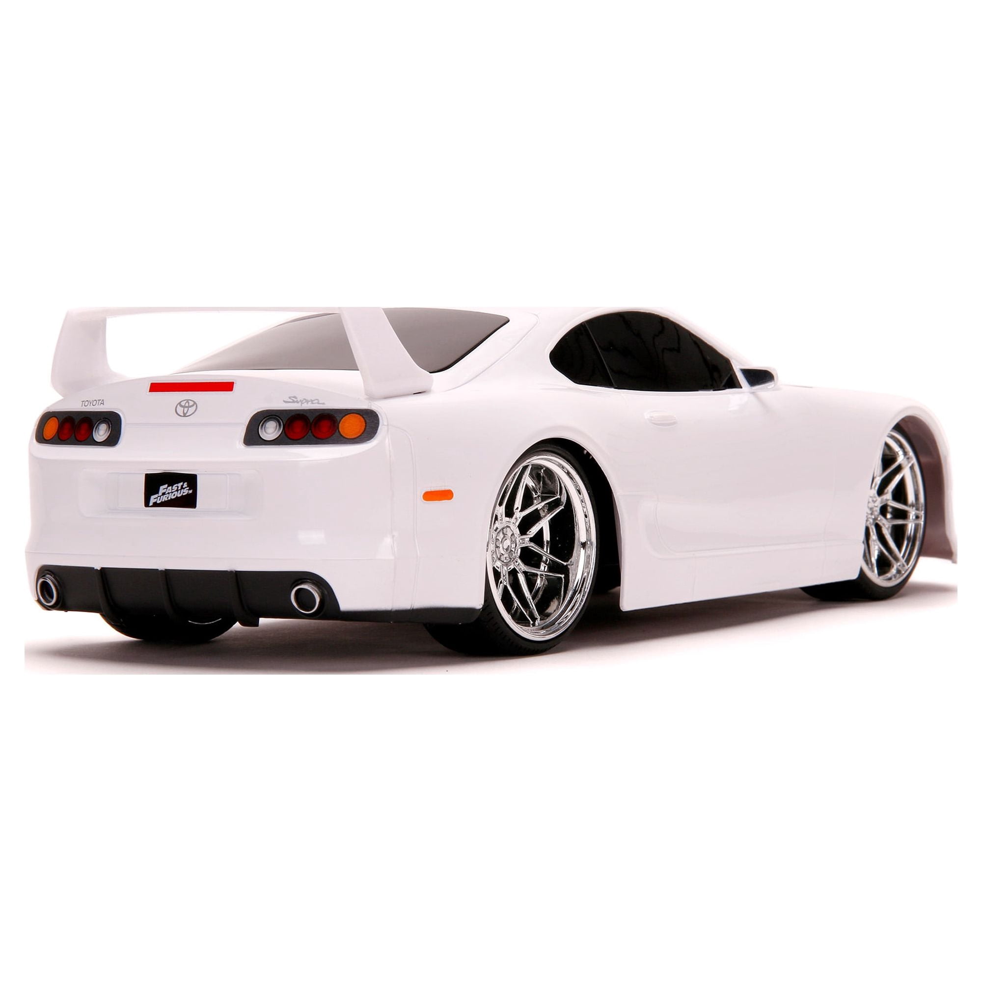 Jada Toys - Fast & Furious 1:16 R/C Vehicle Toy for Ages 6+ - Toyota Supra (White)