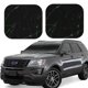 thumbnail image 1 of Fotbe Black Marble Juego de 2 Piezas de Parasoles para Parabrisas | Bloqueador Solar para Auto | Accesorios Plegables para Protección Solar Interior-Medium, 1 of 6