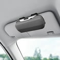 thumbnail image 6 of Zxpjkyu Car Visor Eyewear Holder, Glasses Organizer for Vehicle, Sunglasses Storage Case Gray, 6 of 9