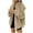 Khaki, variant on Fsqjgq Womens Waffle Knit Shacket Boyfriend Button Down Shirt Hooded Jacket Loose Long Sleeve Tops Splicing Casual Lapel Pocket Coat Outwear
