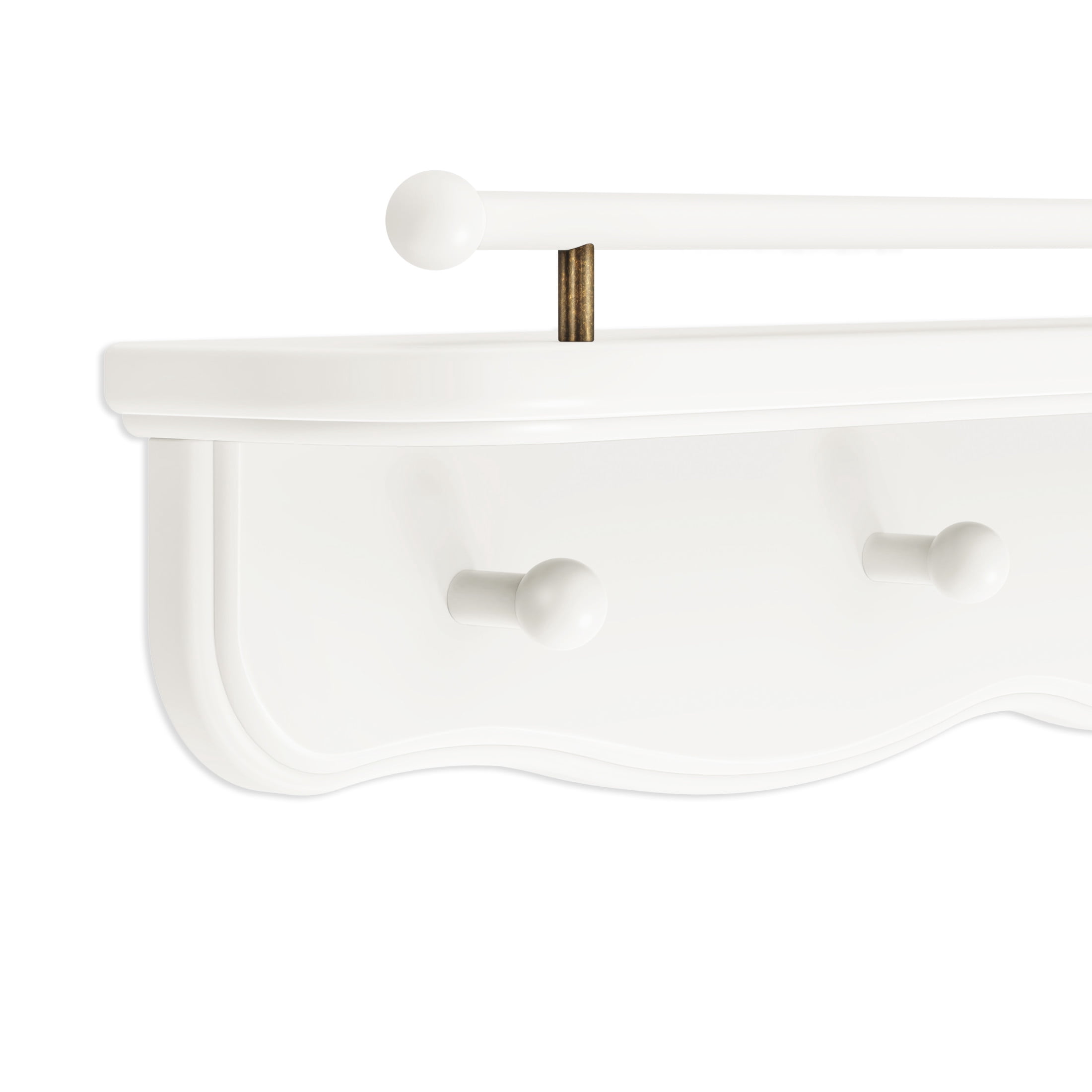 Namesake Kids Liberty 31" Wall Shelf with Hooks
