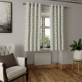 thumbnail image 2 of Ambesonne Grommet Curtain, , 50"x72", Eggshell Dimgray, 2 of 5