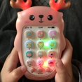 thumbnail image 2 of Interactive Musical Toy Phone for Toddlers 4-6 Years: Educational Learning Tool with Intelligent Realistic Design, Enhances Cognitive Skills & Parent-Child Interaction, Battery Operated Fun Play for, 2 of 6