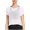 White, variant on Womens Sheer Mesh Short Sleeve T Shirts Crew Neck Cropped Tee Lightweight Breathable Athletic Yoga Summer Tops