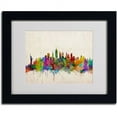 thumbnail image 2 of Trademark Art 'New York Skyline' Matted Framed Art by Michael Tompsett, 2 of 3