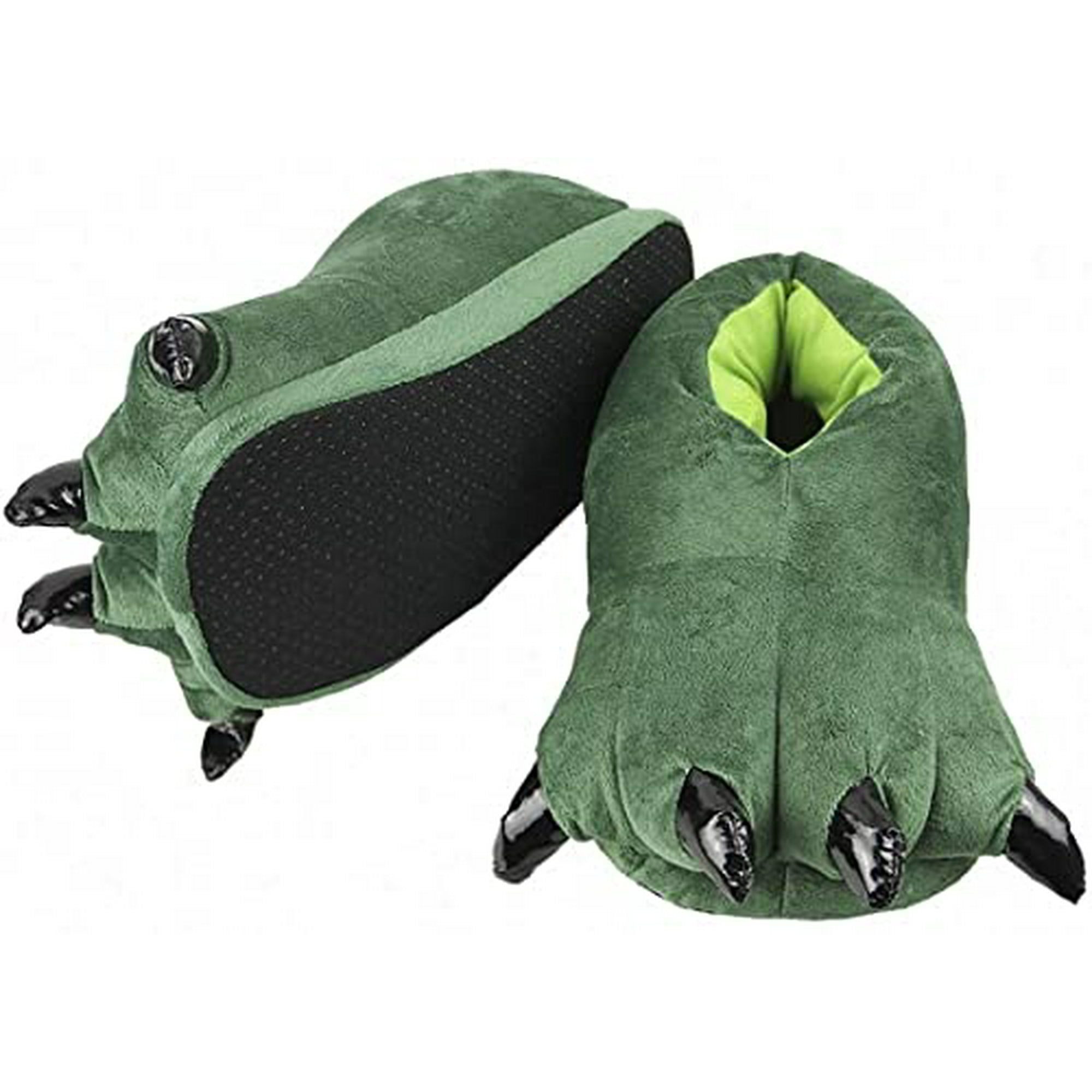 Chaussons Fantaisie Pour Homme En Forme De Pattes Avec Griffes De Monstre - Marron - Marron, 40/41 EU