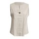 thumbnail image 5 of Camiseta con cuello en V y botones para mujer: top informal de verano, transpirable y fácil de cuidar, 5 of 5