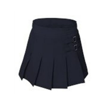 French Toast X9103 Girl's Pleated Scooter - Navy - 6