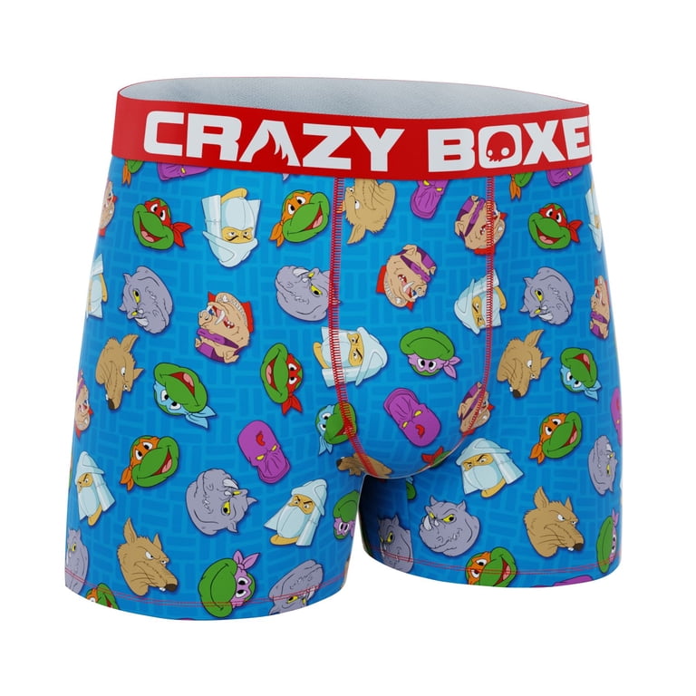 CRAZYBOXER Men's Underwear Ninja Turtles Comfortable Distortion